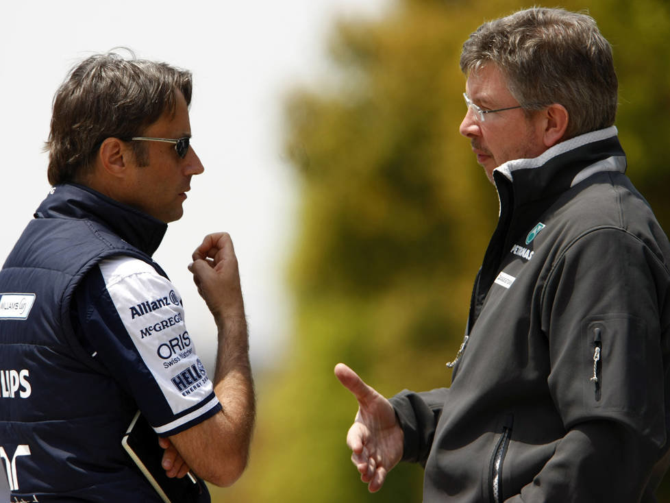 Adam Parr und Ross Brawn