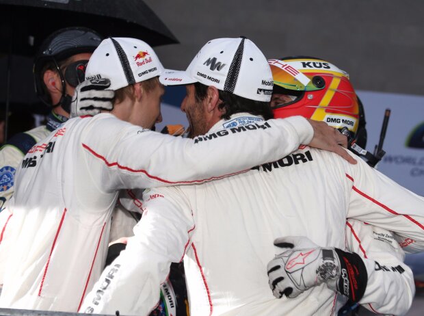 Brendon Hartley, Mark Webber, Timo Bernhard