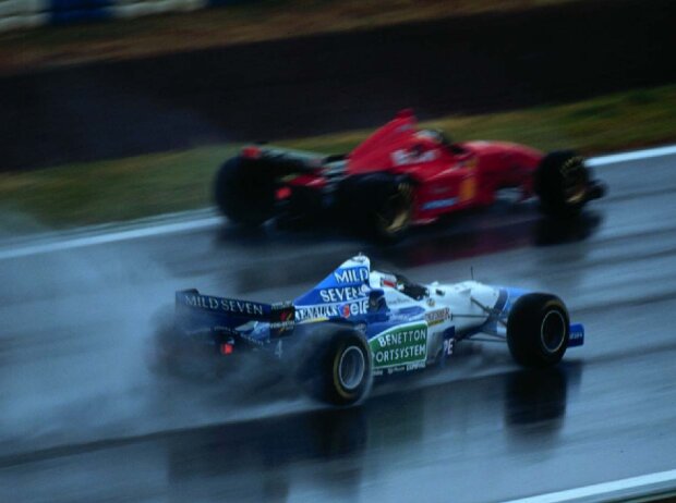 Gerhard Berger, Michael Schumacher Gerhard Berger, Michael Schumacher