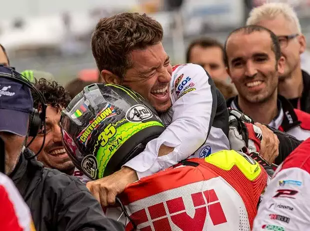 Cal Crutchlow, Lucio Cecchinello Titel-Bild zur News: Cal Crutchlow, Lucio Cecchinello