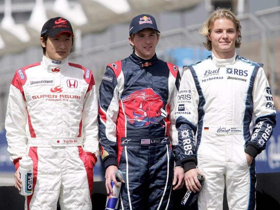 Yuji Ide, Scott Speed, Nico Rosberg