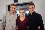 Nico Rosberg mit Turn-Olympiasieger Fabian Hambüchen und dem Fußballer Joshua Kimmich