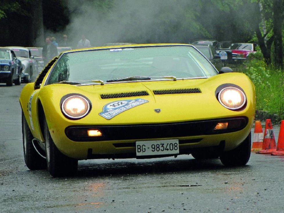 Lamborghini Miura Bj. 1972 bei der 24. Kitzbüheler Alpenrallye