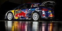 Bild zum Inhalt: M-Sport zeigt Design: Ogiers Ford in Red-Bull-Farben
