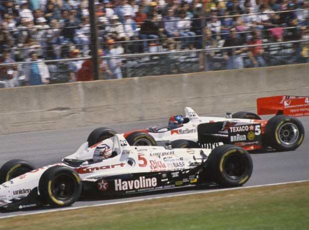 Emerson Fittipaldi, Nigel Mansell, 1993