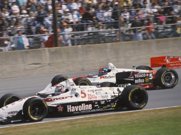 Emerson Fittipaldi, Nigel Mansell, 1993 Emerson Fittipaldi, Nigel Mansell, 1993