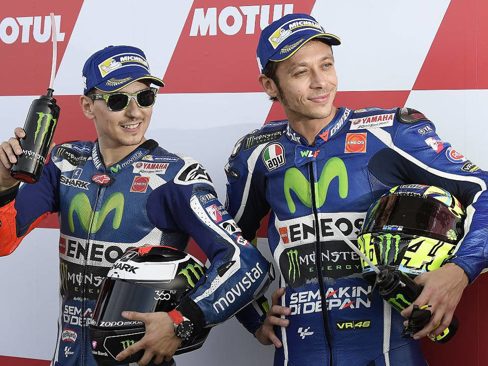 Jorge Lorenzo, Valentino Rossi