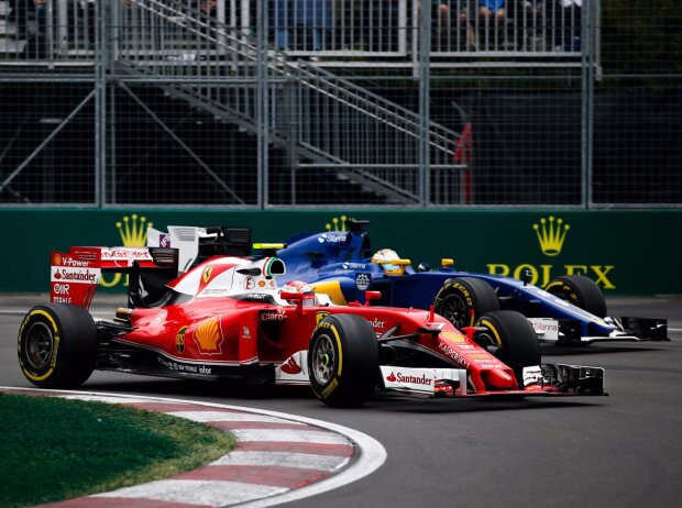 Titel-Bild zur News: Kimi Räikkönen, Marcus Ericsson