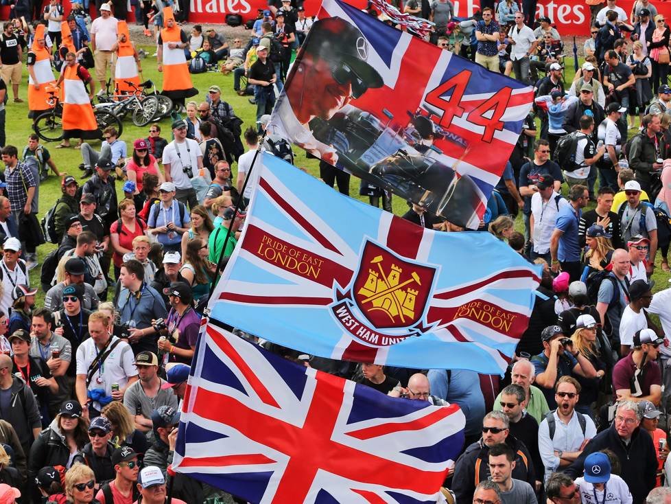 Fans in Silverstone