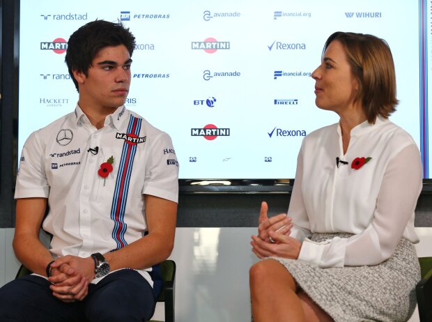 Lance Stroll, Claire Williams