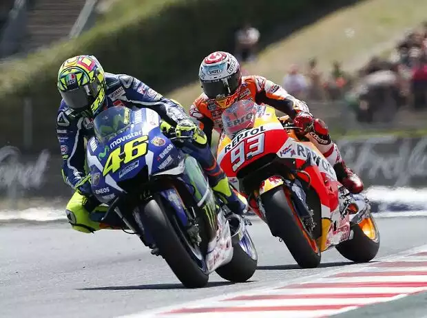 Marc Marquez, Valentino Rossi Titel-Bild zur News: Marc Marquez, Valentino Rossi