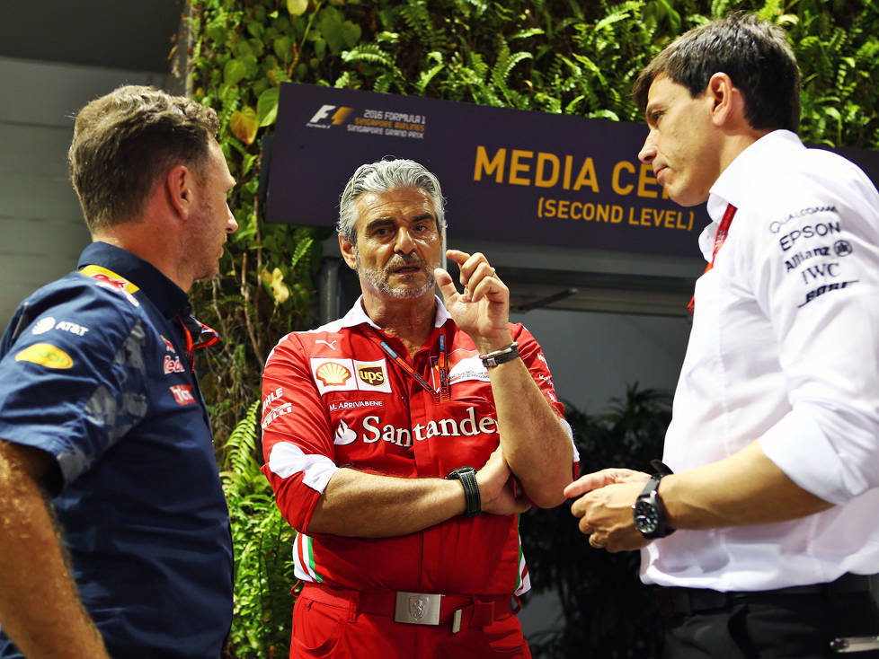 Christian Horner, Maurizio Arrivabene, Toto Wolff