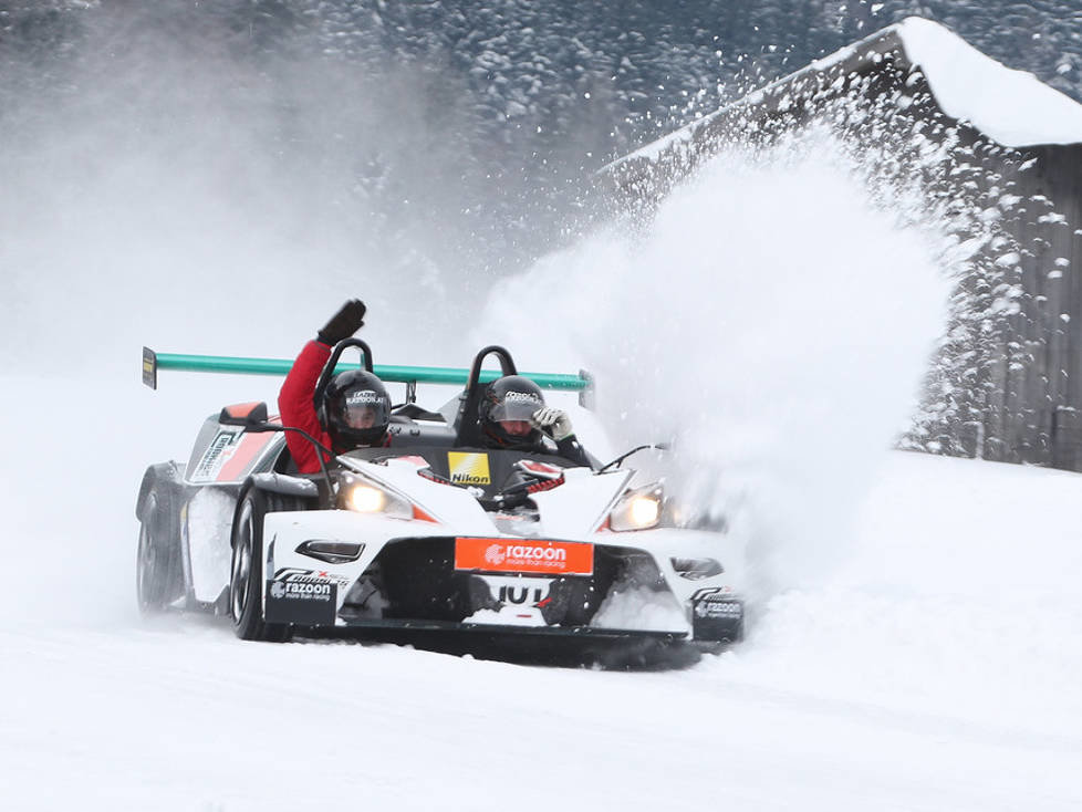 Christian Nimmervoll beim KTM-X-Bow-Wintercup in Saalfelden