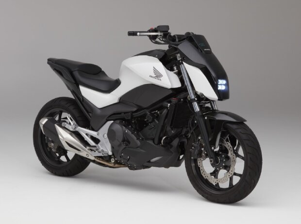 Titel-Bild zur News: Honda-Prototyp mit "Moto Riding Assist"
