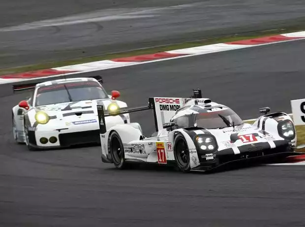 Timo Bernhard, Mark Webber Titel-Bild zur News: Timo Bernhard, Mark Webber