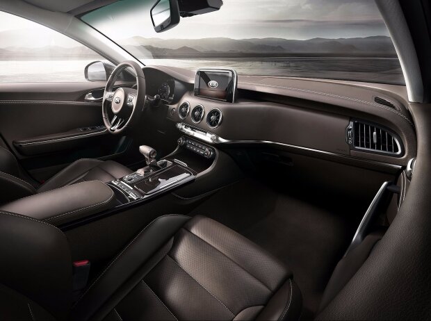 Innenraum des Kia Stinger 2017 Innenraum des Kia Stinger 2017