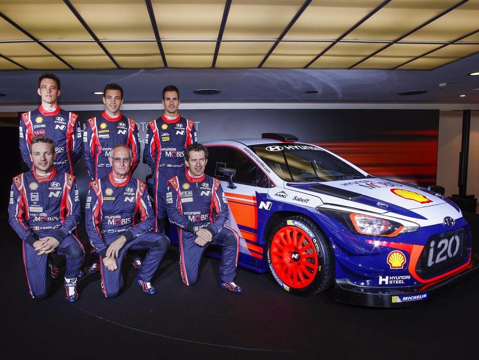 Marc Marti, Hayden Paddon, John Kennard, Thierry Neuville, Nicolas Gilsoul