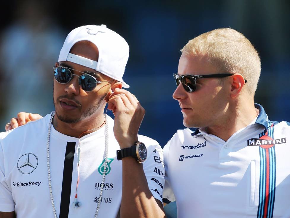 Lewis Hamilton, Valtteri Bottas, Justin Wilson