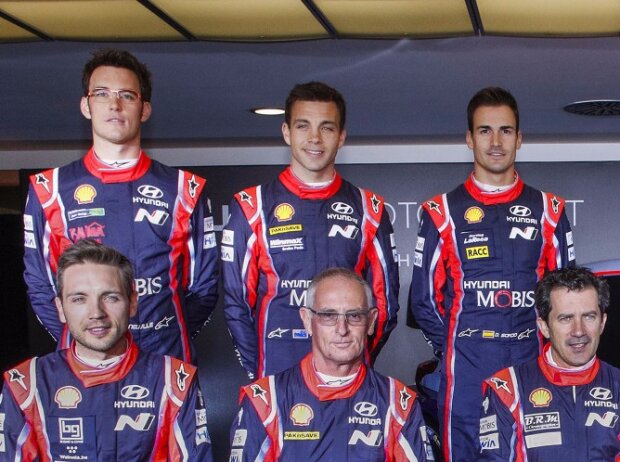 Marc Marti, Hayden Paddon, John Kennard, Thierry Neuville, Nicolas Gilsoul Marc Marti, Hayden Paddon, John Kennard, Thierry Neuville, Nicolas Gilsoul
