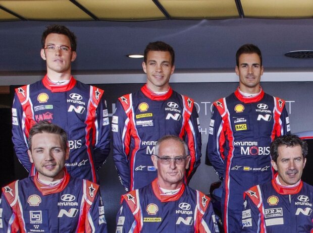 Marc Marti, Hayden Paddon, John Kennard, Thierry Neuville, Nicolas Gilsoul