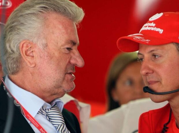 Titel-Bild zur News: Michael Schumacher. Willi Weber