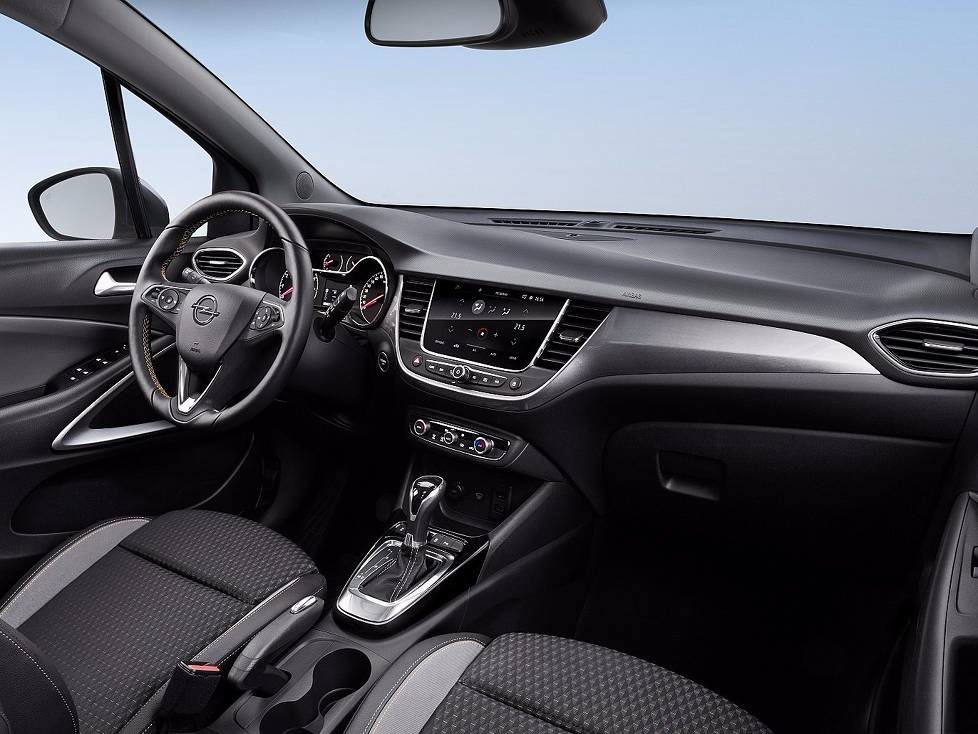 Innenraum und Cockpit des Opel Crossland X