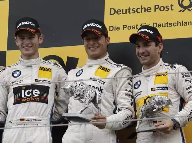 Charly Lamm, Marco Wittmann, Bruno Spengler, Timo Glock Titel-Bild zur News: Charly Lamm, Marco Wittmann, Bruno Spengler, Timo Glock