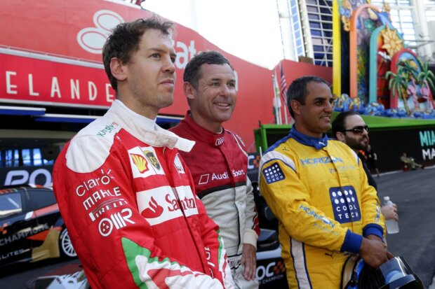 Sebastian Vettel Juan Pablo Montoya  ~Sebastian Vettel (Ferrari) und Juan Pablo Montoya ~ 