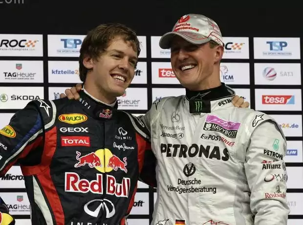 Sebastian Vettel, Michael Schumacher Titel-Bild zur News: Sebastian Vettel, Michael Schumacher