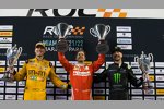 Sebastian Vettel, Kurt Busch und Kyle Busch 