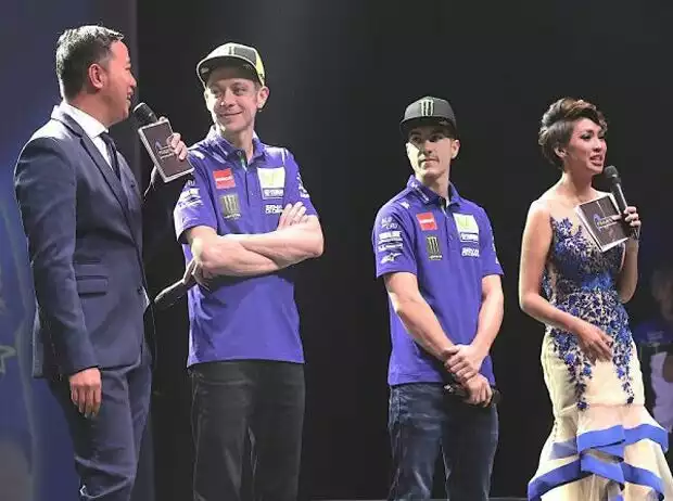 Maverick Vinales, Valentino Rossi Titel-Bild zur News: Maverick Vinales, Valentino Rossi