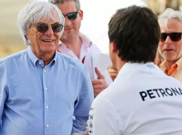 Titel-Bild zur News: Bernie Ecclestone, Toto Wolff
