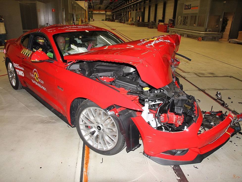 Ford Mustang im Euro-NCAP-Crashtest