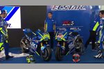 Andrea Iannone und Alex Rins (Suzuki) 