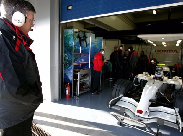 Jenson Button, Ross Brawn Jenson Button, Ross Brawn