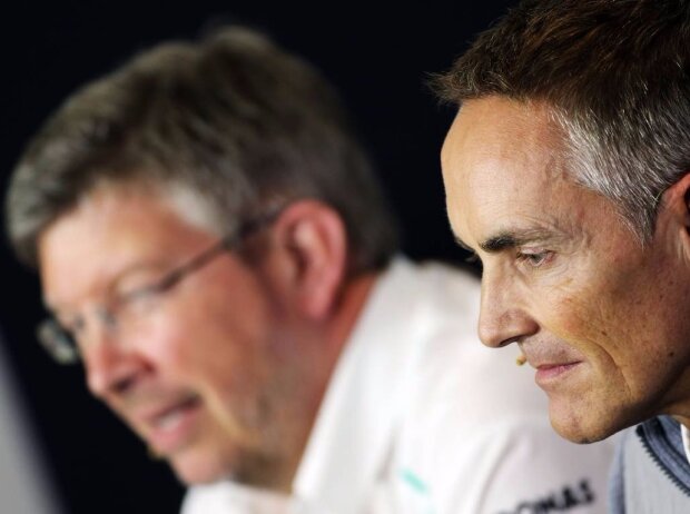 Martin Whitmarsh, Ross Brawn Martin Whitmarsh, Ross Brawn