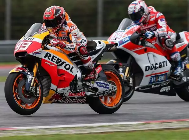 Titel-Bild zur News: Marc Marquez, Andrea Dovizioso
