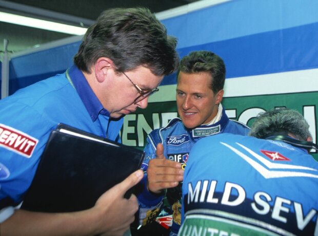 Michael Schumacher, Ross Brawn Michael Schumacher, Ross Brawn