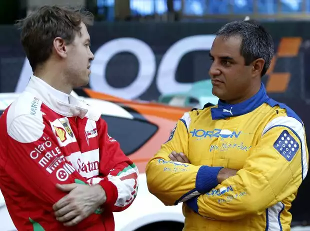 Sebastian Vettel, Juan Pablo Montoya Titel-Bild zur News: Sebastian Vettel, Juan Pablo Montoya