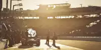 Phoenix International Raceway, Boxengasse, Sonnenuntergang