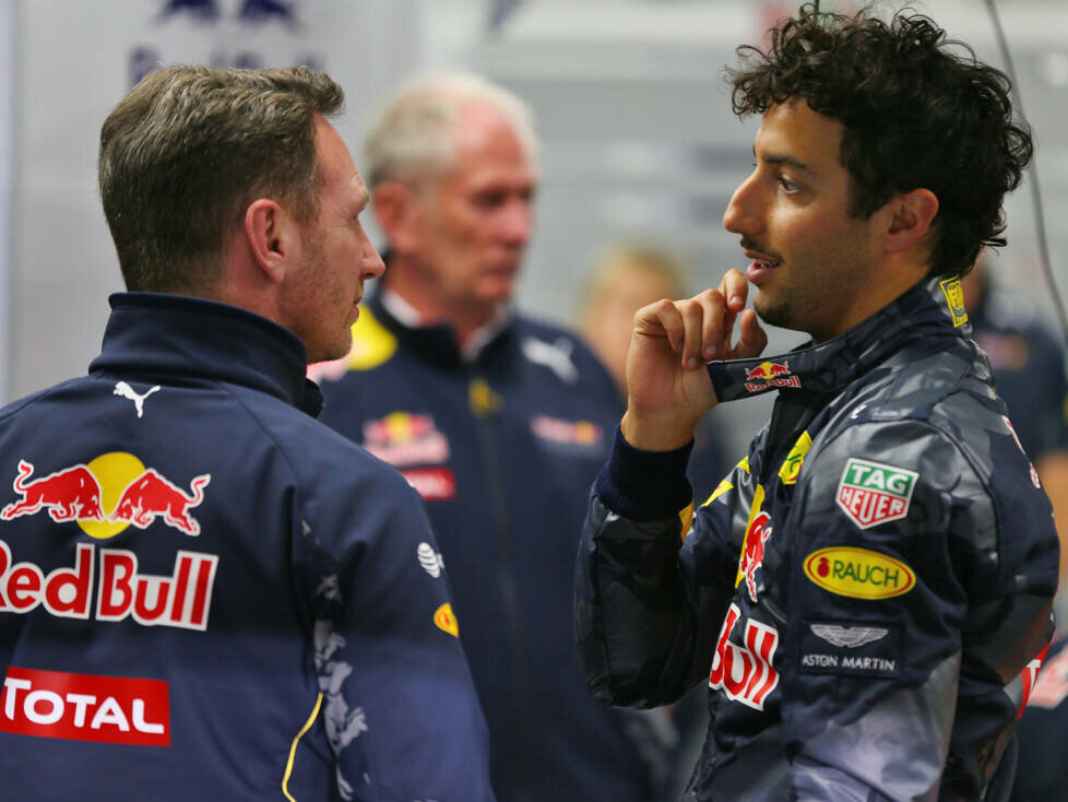 Christian Horner, Daniel Ricciardo