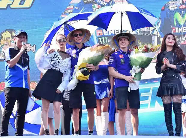 Valentino Rossi, Maverick Vinales Titel-Bild zur News: Valentino Rossi, Maverick Vinales