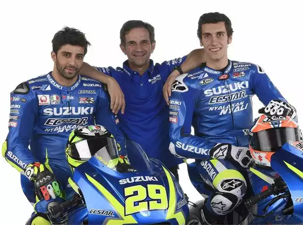 Alex Rins, Andrea Iannone Titel-Bild zur News: Alex Rins, Andrea Iannone