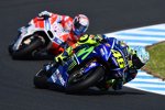 Valentino Rossi vor Andrea Dovizioso 