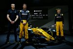 Sergei Sirotkin, Jolyon Palmer und Nico Hülkenberg (Renault) 