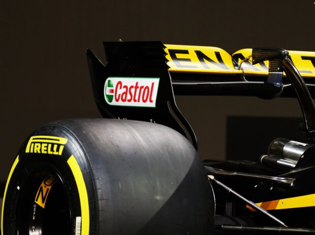 Heckflügel des Renault R.S.17 Heckflügel des Renault R.S.17