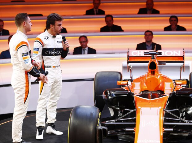 Titel-Bild zur News: Fernando Alonso, Stoffel Vandoorne