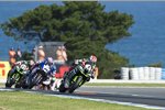 Jonathan Rea vor Alex Lowes 