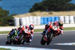 Chaz Davies vor Marco Melandri 