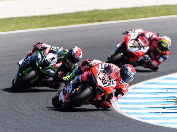 Marco Melandri, Jonathan Rea, Chaz Davies Marco Melandri, Jonathan Rea, Chaz Davies